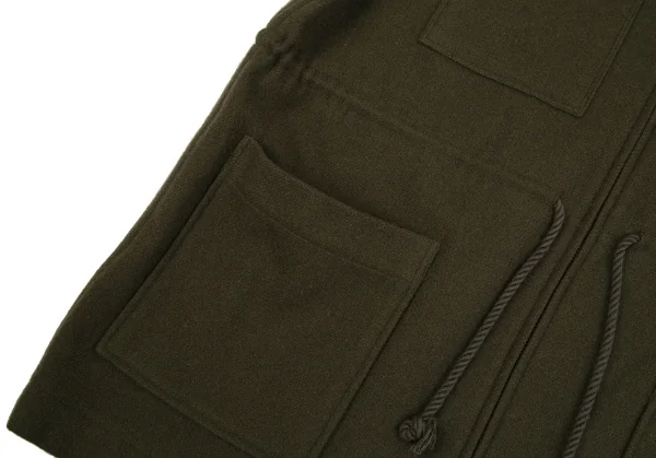 ワイズY's ウールナイロンジップポケットジャケット オリーブM位 K-117299_011