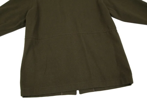 ワイズY's ウールナイロンジップポケットジャケット オリーブM位 K-117299_017