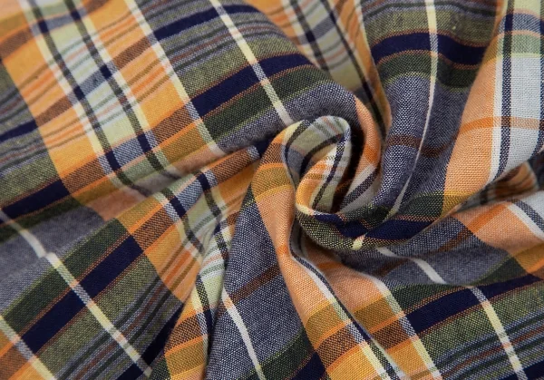 ヴィヴィアンウエストウッド レッドレーベルVivienne Westwood Red Label ハーフラッププルオーバーチェックブラウス オレンジ紺2 K-117346_014