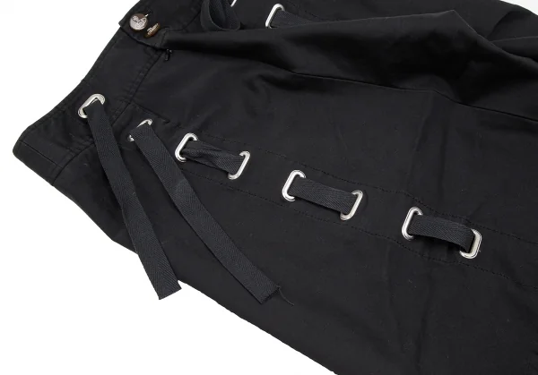 ヴィヴィアンウエストウッド レッドレーベルVivienne Westwood Red Label ストレッチコットンベルトシャーリングスカート 黒2 K-117347_010