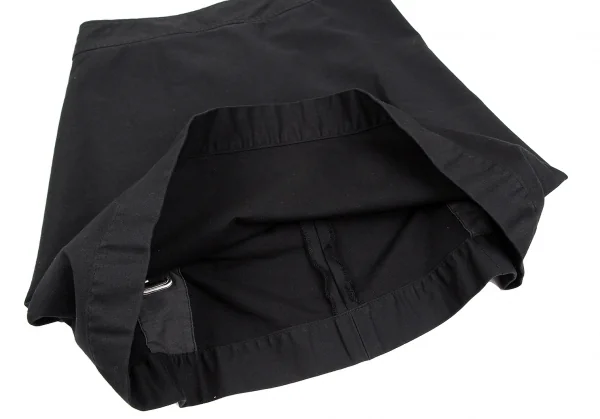 ヴィヴィアンウエストウッド レッドレーベルVivienne Westwood Red Label ストレッチコットンベルトシャーリングスカート 黒2 K-117347_005