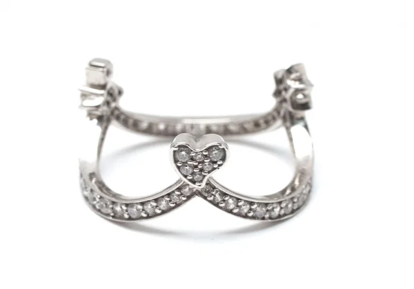 ヴィヴィアンウエストウッドVivienne Westwood BRANDITA RING ハートクラウンオーブモチーフリング シルバー18号 K-117348_003