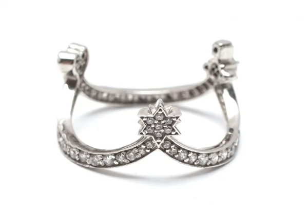 ヴィヴィアンウエストウッドVivienne Westwood BRANDITA RING ハートクラウンオーブモチーフリング シルバー18号 K-117348_004