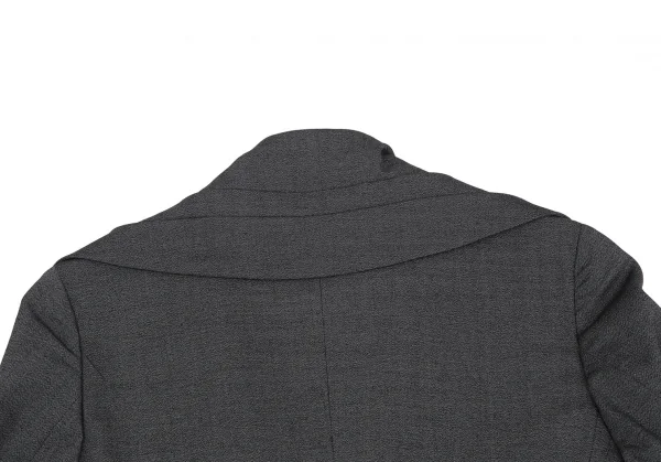 ロメオジリROMEO GIGLI 変形カラーダブルボタンジャケット グレーM位 K-117366_013