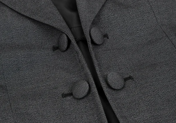 ロメオジリROMEO GIGLI 変形カラーダブルボタンジャケット グレーM位 K-117366_008