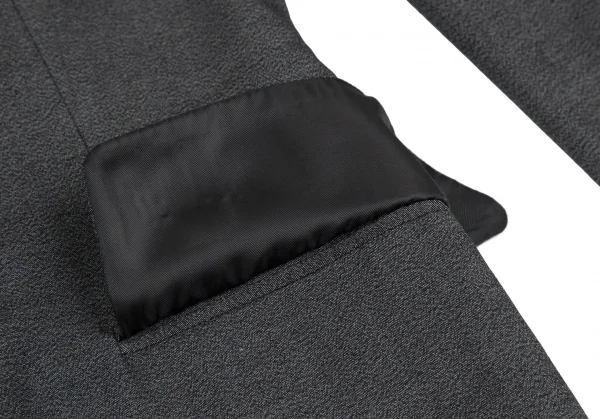 ロメオジリROMEO GIGLI 変形カラーダブルボタンジャケット グレーM位 K-117366_009