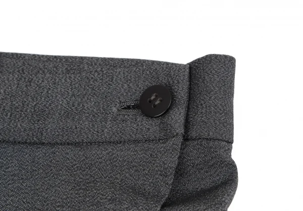 ロメオジリROMEO GIGLI タックデザインラップスカート グレーM位 K-117367_004