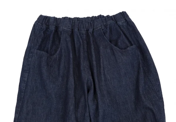 ワイズフォーリビングY's for living デニムクロップドデニムパンツ 紺M位 K-117371_002