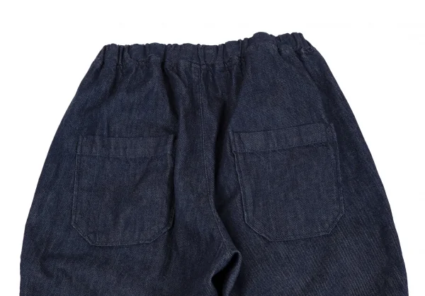ワイズフォーリビングY's for living デニムクロップドデニムパンツ 紺M位 K-117371_008