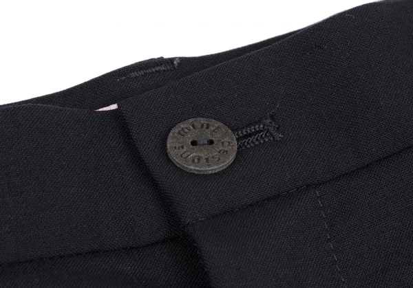 ミントデザインズmintdesigns ウールピンタックパンツ 紺M位 K-117376_003