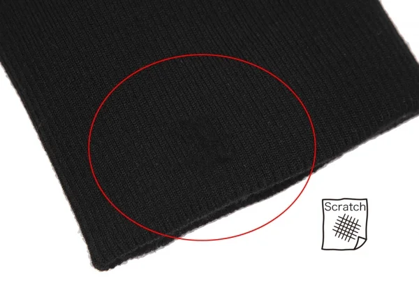 ワイズY's ポケットタブデザインリブ切替ウールギャバパンツ 黒3 K-117385_009