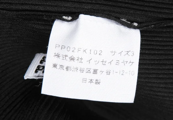 プリーツプリーズPLEATS PLEASE ミストプリーツTシャツ 黒3 K-117392_012