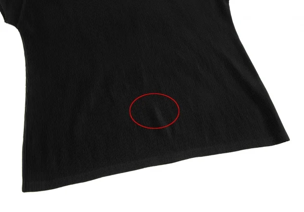 プリーツプリーズPLEATS PLEASE ミストプリーツTシャツ 黒3 K-117392_005