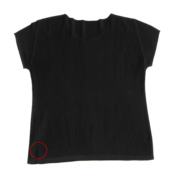 プリーツプリーズPLEATS PLEASE ミストプリーツTシャツ 黒3 K-117392_008