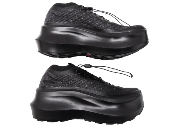 コムデギャルソン×サロモンCOMME des GARCONS×SALOMON Pulsar プラットフォームスニーカー 黒23 K-117420_003