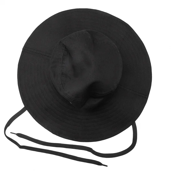 ワイズ×ニューエラY's×NEW ERA コットンツイルワイドブリムアドベンチャーハット 黒S/M K-117423_007