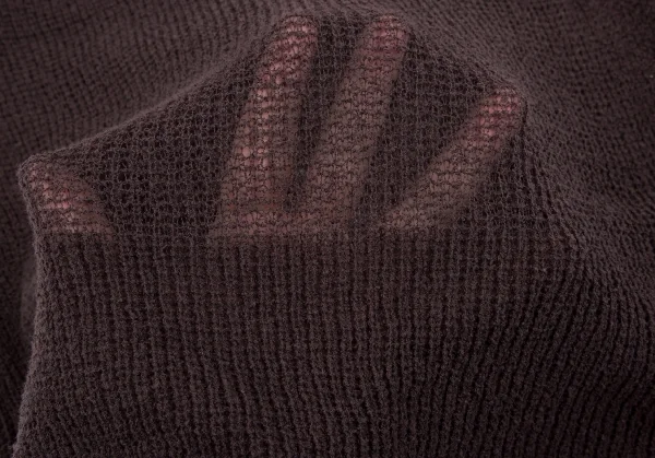 プランテーションPlantation ワッフルニットノースリーブワンピース ダークパープルM K-117424_013