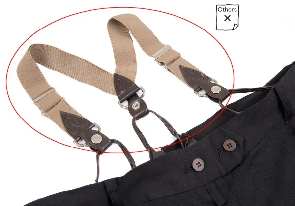 ジャンポールゴルチエ ファムJean Paul GAULTIER FEMME ハイウエストサスペンダーショートパンツ チャコール40 K-117436_003