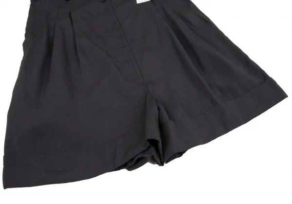 ジャンポールゴルチエ ファムJean Paul GAULTIER FEMME ハイウエストサスペンダーショートパンツ チャコール40 K-117436_007