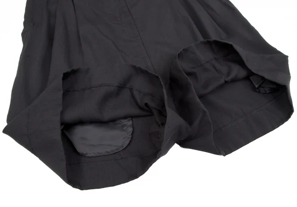 ジャンポールゴルチエ ファムJean Paul GAULTIER FEMME ハイウエストサスペンダーショートパンツ チャコール40 K-117436_008