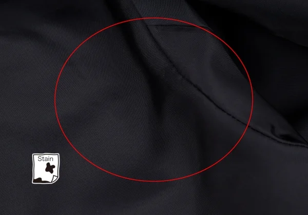ローブドシャンブル コムデギャルソンrobe de chambre COMME des GARCONS ウールピンストライプ丸襟ジャケット 紺S位 K-117443_012