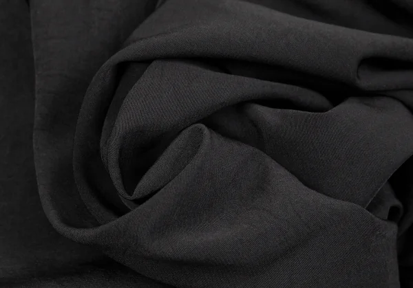 ヨウジヤマモト プールオムYohji Yamamoto POUR HOMME タキシードワイドタックゴムハーフパンツ 黒3 K-117458_012