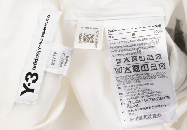 Y-3 15th Anniversary Back Logo Printed Long Shirt K-117461_020