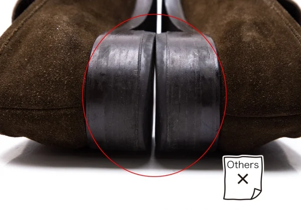 グッチGUCCI スウェードメタルプレートローファー 茶37.5(24) K-117503_012