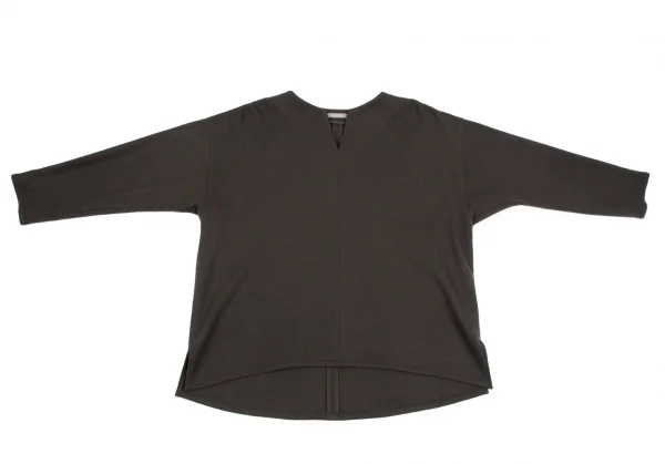 セオリーリュクスTheory luxe ウールバックラグランスキッパートップス 茶38 K-117547_002