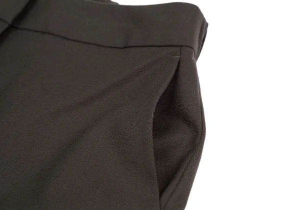 セオリーリュクスTheory luxe ウエストゴムウールワイドスラックス ダークモカ40 K-117549_005