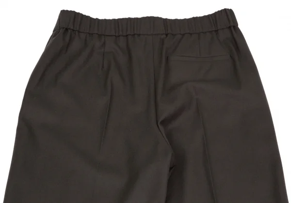 セオリーリュクスTheory luxe ウエストゴムウールワイドスラックス ダークモカ40 K-117549_009