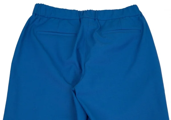 セオリーリュクスTheory luxe ウエストゴムポリテーパードパンツ 青42 K-117554_010