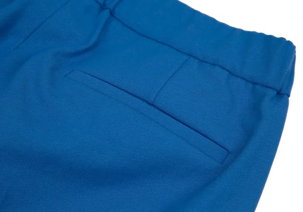 セオリーリュクスTheory luxe ウエストゴムポリテーパードパンツ 青42 K-117554_011