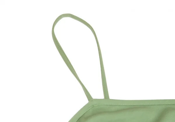 ジャンポールゴルチエ ファムJean Paul GAULTIER FEMME ギャザーコルセットキャミワンピース 緑40 K-117567_004