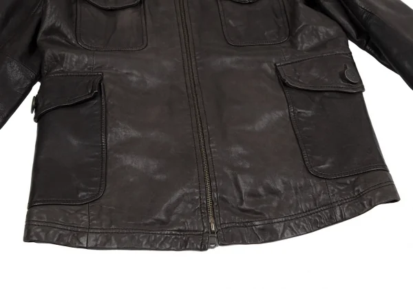 Jean's Paul GAULTIER Leather Zip Up Jacket K-117571_007
