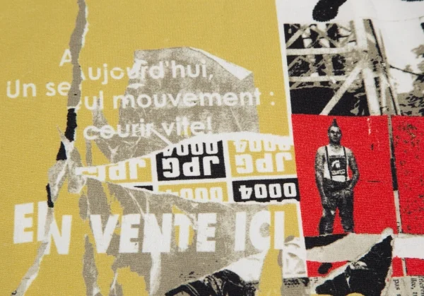 Jean-Paul GAULTIER PARIS Graphic Print Stretch High Neck T Shirt K-117577_012