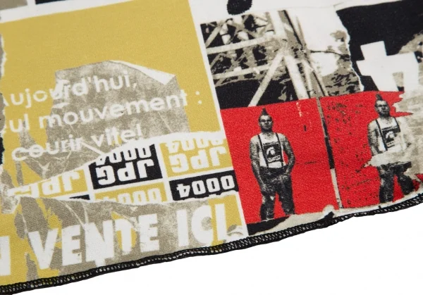 Jean-Paul GAULTIER PARIS Graphic Print Stretch High Neck T Shirt K-117577_008