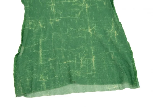 Jean-Paul GAULTIER FEMME Printed Neck Frill Mesh T Shirt K-117586_008