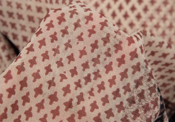 ジャンポールゴルチエ ファムJean Paul GAULTIER FEMME 小紋柄プリントパワーネットハイネックカットソー ベージュ40 K-117591_013