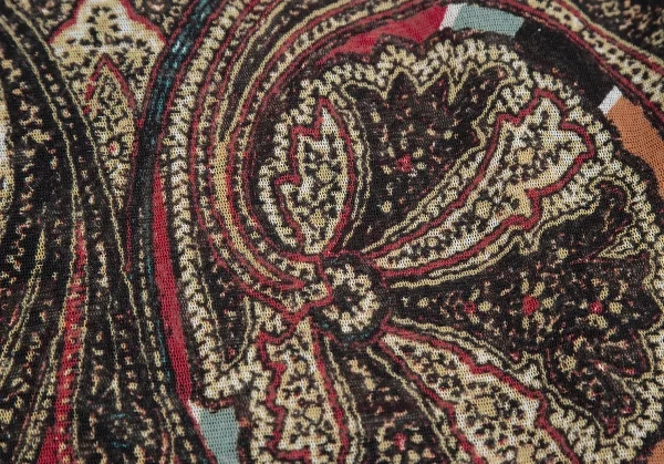 ジャンポールゴルチエ ファムJean Paul GAULTIER FEMME ペイズリープリントパワーネットハイネックカットソー マルチ40 K-117592_013