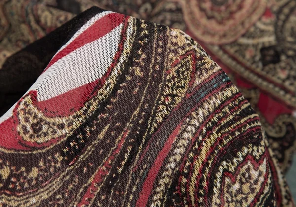 ジャンポールゴルチエ ファムJean Paul GAULTIER FEMME ペイズリープリントパワーネットハイネックカットソー マルチ40 K-117592_014