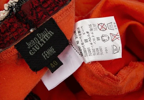 Jean-Paul GAULTIER FEMME Embroidery Taping Cardigan K-117598_020