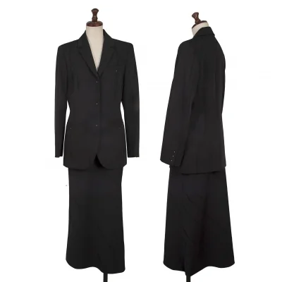 ジャンポールゴルチエ ファムJean Paul GAULTIER FEMME ラインジャガードセットアップスーツ