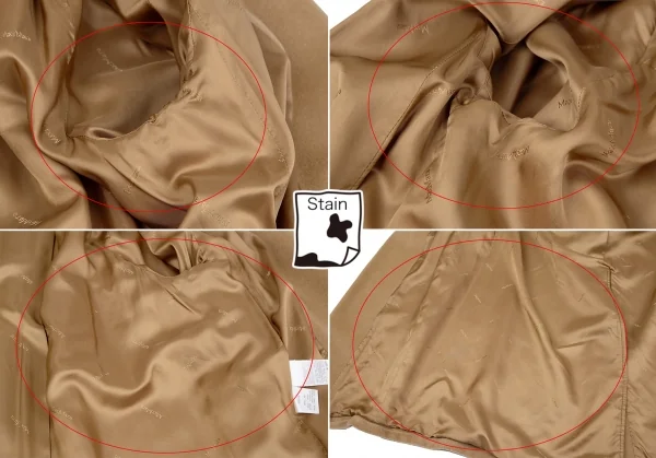 マックスマーラMax Mara ウールカシミヤスタンドカラーコート キャメル36 K-117626_013