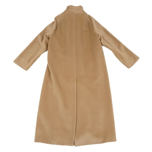 マックスマーラMax Mara ウールカシミヤスタンドカラーコート キャメル36 K-117626_016