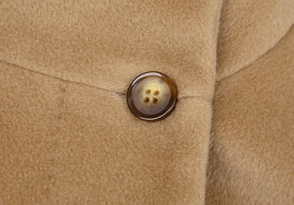 マックスマーラMax Mara ウールカシミヤスタンドカラーコート キャメル36 K-117626_005