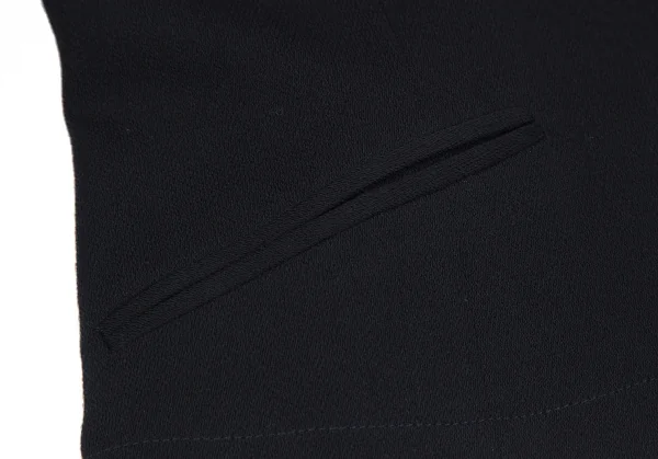 フォクシーFOXEY 金ボタンウールノーカラージャケット 紺42 K-117635_012