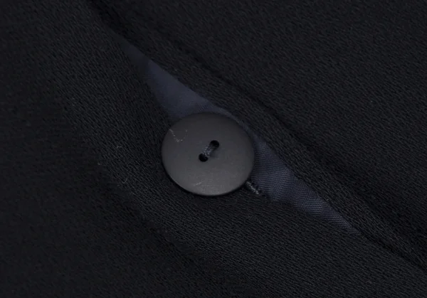 フォクシーFOXEY 金ボタンウールノーカラージャケット 紺42 K-117635_006