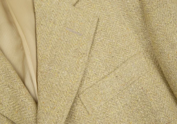 エルメネジルドゼニアErmenegildo Zegna シルクウールツイード3Bジャケット 黄50 K-117641_004