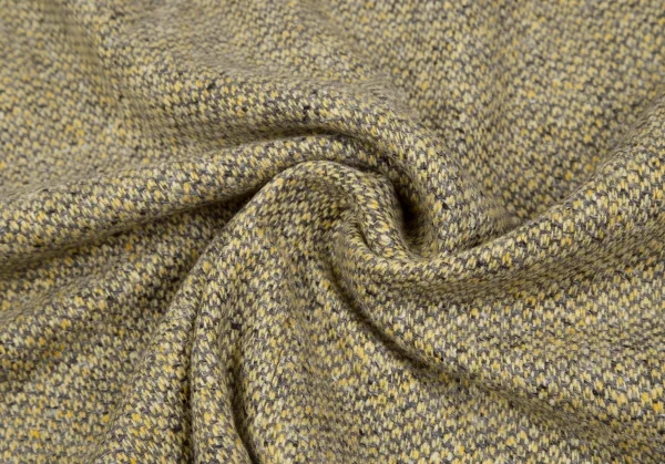 エルメネジルドゼニアErmenegildo Zegna カシミヤツイード3Bジャケット 黄グレー52 K-117642_014